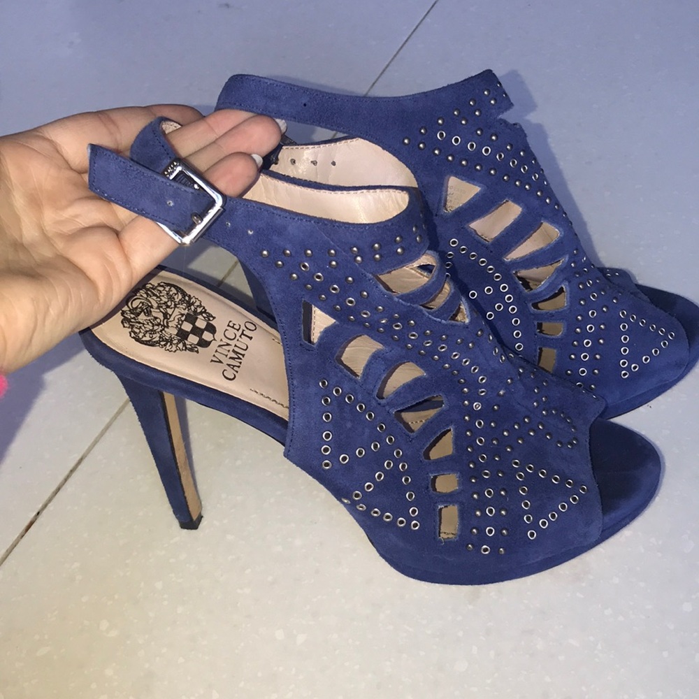 Vince Camuto blue heels!